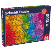 Puzzle LIN9936 - 1500, Colorful Leaves