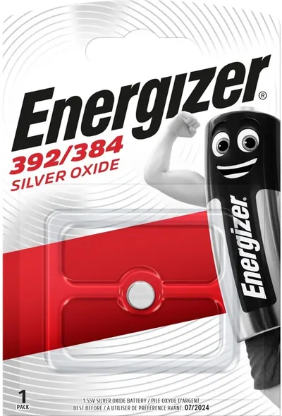 Baterie Energizer – 392/384, SR41, 1.55V, 1 buc.