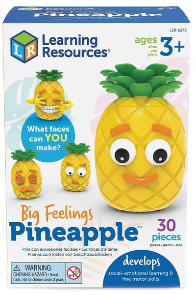 Jucărie pentru copii Learning Resources - Ananas, emoții, 30 de piese