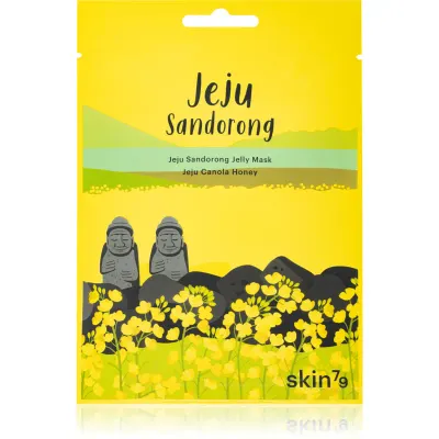 Skin79 Jeju Sandorong Jeju Canola Honey mască textilă de îngrijire pentru definirea pielii 33 g