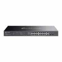 Omada 20-Port Gigabit Easy Managed Switch with 16-Port PoE+ PORT: 16× Gigabit PoE+ Ports, 2x Gigabit Non-PoE Ports, 2× Gigabit S