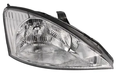 Far Dreapta (H1 H7 P21W W5W, electric, fara motoras, culoare insert: cromat, culoare semnalizator: galben) potrivit FORD FOCUS I, FOCUS I KOMBI; FORD USA FOCUS ZX3 01.01-12.04