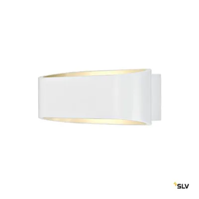 ASSO LED wall lamp, oval, white, 5W LED, 3000K