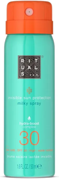 Rituals The Ritual Of Karma Spray de corp cu lapte cu protecție solară, SPF30, 50 ml