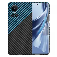 Husa pentru Oppo Reno10 / Reno10 Pro, Techsuit, Carbonite FiberShell, Neagra Bleu