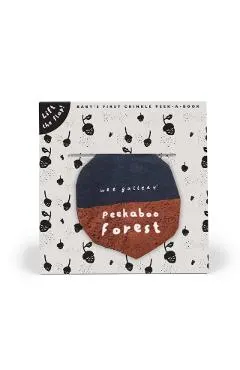 Wee Gallery: Peekaboo Forest: Baby's First Crinkle Peek-A-Book - Lift the Flap!