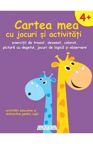 Cartea mea cu jocuri si activitati (girafa)