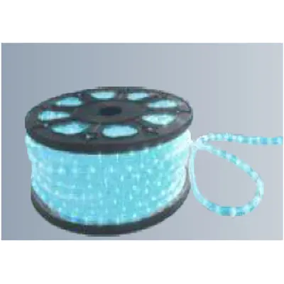 Tub Luminos 1 Canal Transparent cu Leduri Albastre