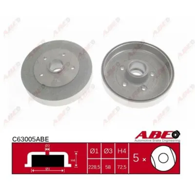 Tambur frana ABE C63005ABE