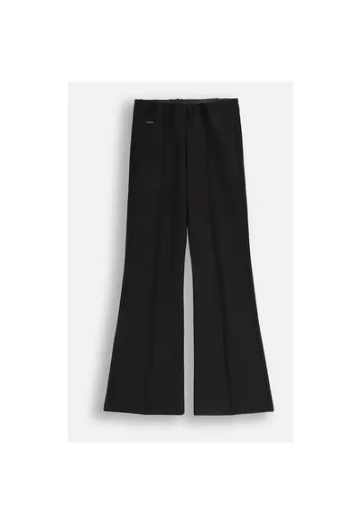 Pantaloni copii - WC5122701BSG-021 - eleganti - viscoza - evazati - negru