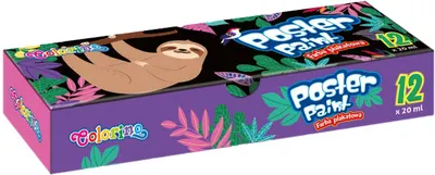 Vopsele tempera în borcănașe Colorino Wildkid – 12 culori x 20 ml