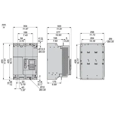 Altivar Softstarter ATS490, 480A, 208 pana la 690V c.a., control 110 pana la 230 V c.a.