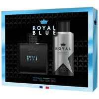 Set cadou barbati Royal Blue, Corania | EDT 100 ml + deodorant 150 ml