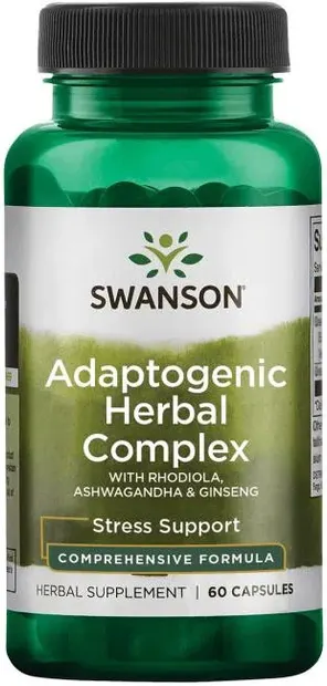 Adaptogen Herbal Complex, 60 capsule, Swanson