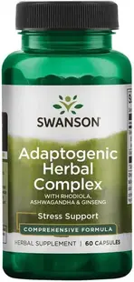 Adaptogen Herbal Complex, 60 capsule, Swanson