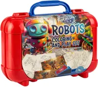 Set de colorat în valiză Multiprint - Robots