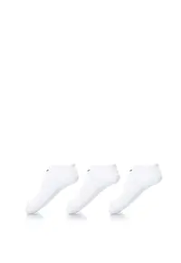 Sosete foarte scurte - unisex - pentru fitness Value - 3 perechi - Alb