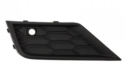 Grila bara fata dreapta (cu gauri senzori parcare, plastic, negru) VW TIGUAN dupa 2007