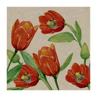 Servetele reciclate TULIPS, 33x33 cm