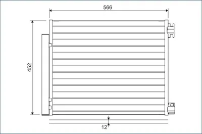 Radiator AC condensator cu uscator potrivit RENAULT GRAND SCENIC IV, MEGANE IV, SCENIC IV, TALISMAN 1.2-1.8 11.15