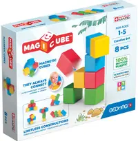 Cuburi magnetice Geomag - Magicube Creații, 8 piese