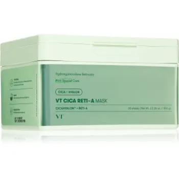 VT Cosmetics Cica Reti-A Mask mască textilă calmantă cu efect de întărire