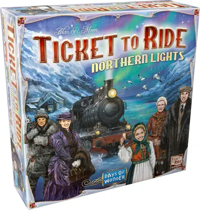 Ticket to Ride: Joc de societate Lumini Boreale - Familie