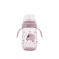 Biberon anticurgere cu toarte si gat larg, 6 luni+, 250 ml, My Friend, Mellow Rose