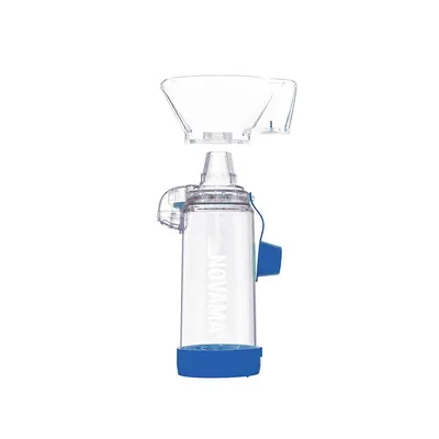 Camera de inhalare Novama Pulma II cu masca pentru copii 1-5 ani, capacitate de 175 ml, fabricata din material antistatic ABS fara BPA si latex