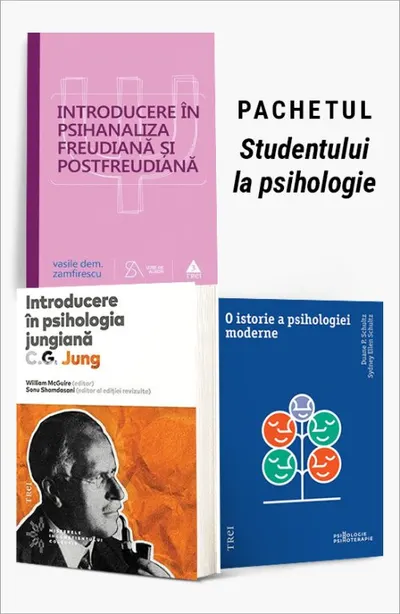 Pachetul Studentului la psihologie. Introducere în psihanaliza freudiană și postfreudiană/Introducere în psihologia jungiană/O istorie a psihologiei moderne