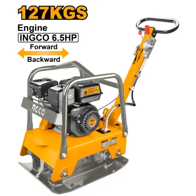 Placa Compactoare 127Kg, 6.5cp, 25kN, 63x40cm, Ingco GCP125-2E