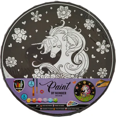 Grafix Paint by Numbers Set - Unicorn