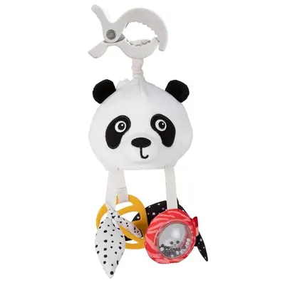 Jucarie de agatat la carucior Canpol Babiesboo Travel Mobile Urs Panda