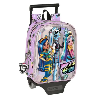 Ghiozdan cu Roți Monster High Best boos Poliester 300D