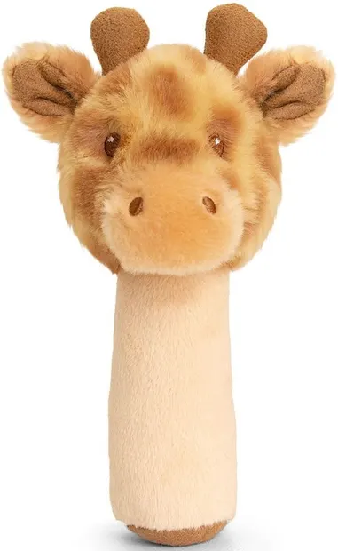 Zornaitoare pentru bebelusi Keel Toys Keeleco - Girafa, stick, 14 cm
