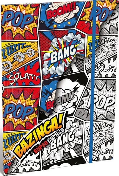 Mapa cu elastic A4 Lizzy Card - Supercomics Bazinga