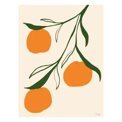 Poster 30x40 cm Orange – Anna Mörner – The Poster Club