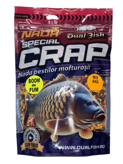 Mix Bag Boom de Fum, Aroma de Capsuna, 750gr, Dual Fish