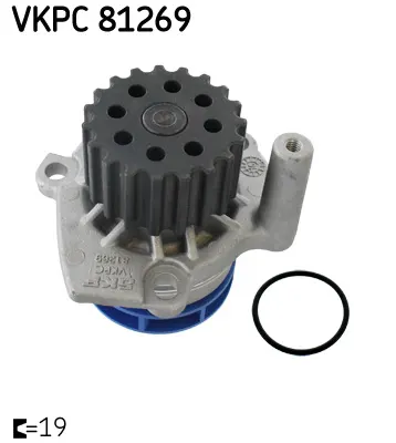 Pompa Apa Audi A1, A3, A4, A4 Allroad, A5, A6, Q3, Q5, Tt; Seat Alhambra, Altea, Altea Xl, Exeo, Ibiza Iv, Ibiza Iv St, Leon, Toledo Iv; Skoda Fabia Ii, Octavia Ii, Rapid 1.2d 1.6d 2.0d Dupa 2003