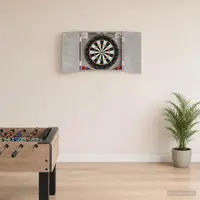vidaXL Cabinet pentru ținte de darts Gri Beton 56 x 12 x 53,5 cm