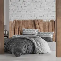 Lenjerie de pat ranforce clasy king size (astera)