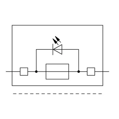 4-conductor fuse terminal block; with pivoting fuse holder; with end plate; for 5 x 20 mm miniature metric fuse; with blown fuse indication by LED; 230 V; for DIN-rail 35 x 15 and 35 x 7.5; 2.5 mm²; Push-in CAGE CLAMP®; 2,50 mm²; gray