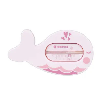 Termometru pentru apa Kikka Boo Whale Roz