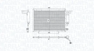 Radiator AC condensator cu uscator potrivit FORD B-MAX, FIESTA VI 1.25-1.6 06.08