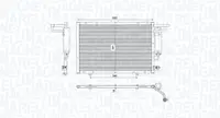 Radiator AC condensator cu uscator potrivit FORD B-MAX, FIESTA VI 1.25-1.6 06.08-