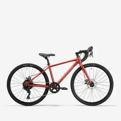 Bicicletă Gravel 26’’ 9-12 ani GRVL 500 Roșu Copii