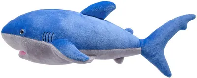 Jucărie de pluș Wild Planet - Rechin albastru, 40 cm