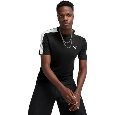 Tricou barbati Puma T7 Tee, Negru