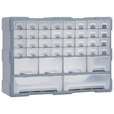 vidaXL Organizator cu 38 de sertare, 52 x 16 x 37,5 cm