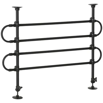PawHut Separator Auto pentru Câini Reglabil din Oțel, Grilaj de Protecție Universal, Negru, Ideal pentru Siguranța Animalelor în Mașină | Aosom Romania